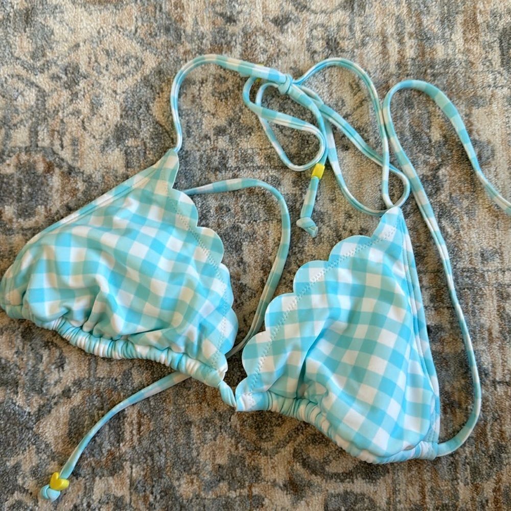 Stoney clover swim top Blue